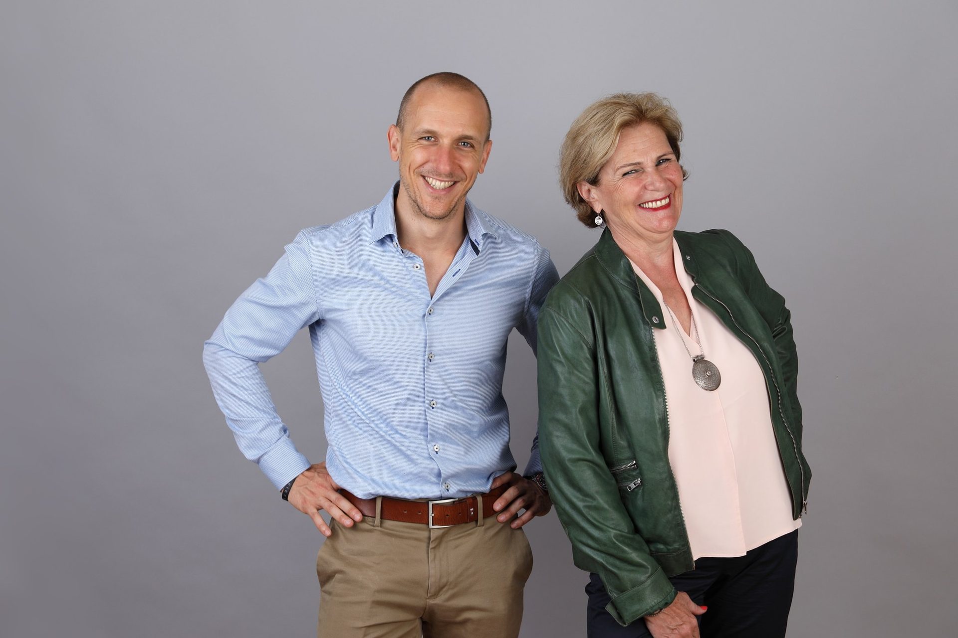 Max Hackl mit Mitgründerin Dr. Rose-Marie Rath